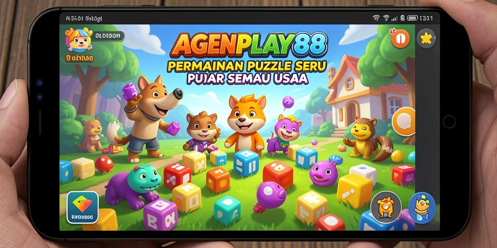 Tampilan gameplay AGENPLAY88 yang menarik dan penuh warna.