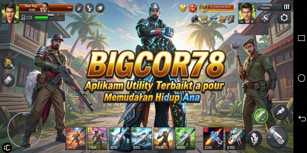 Tampilan intuitif dan fitur lengkap aplikasi Utility BIGCOR78.