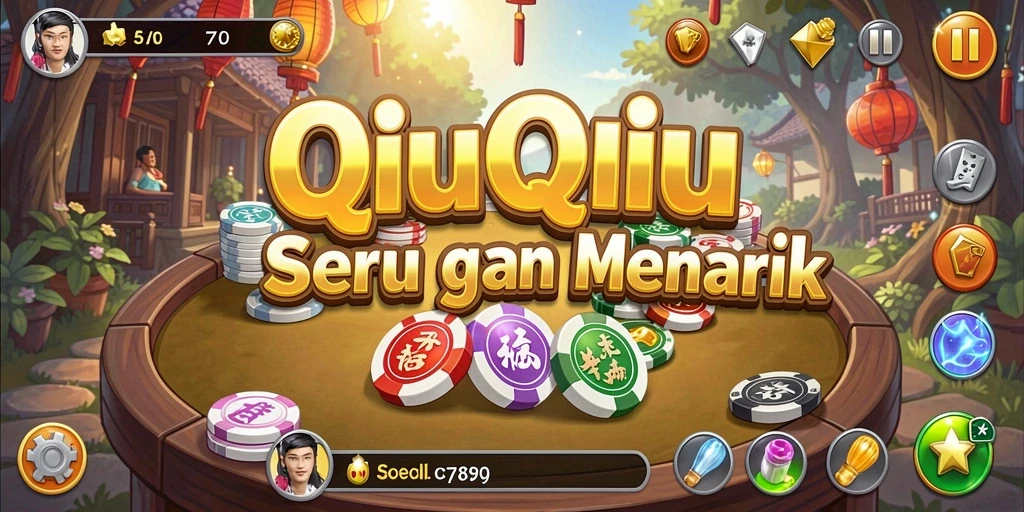 Tampilan gameplay QiuQiu yang mendebarkan di C7890.