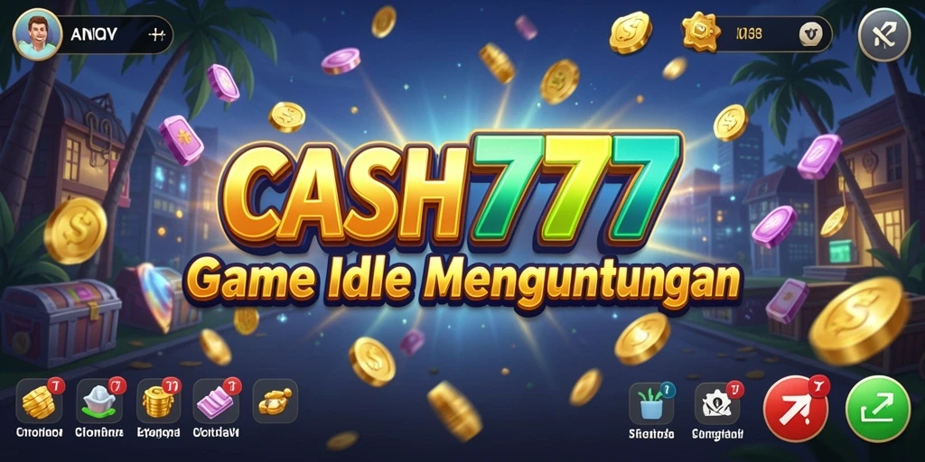 Gameplay <strong>CASH777</strong> yang mengasyikkan dengan karakter yang bekerja secara otomatis.
