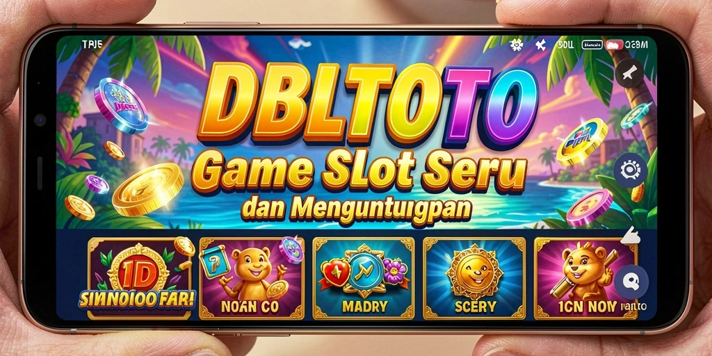 Tampilan gameplay slot DBLTOTO yang menarik dan penuh warna.