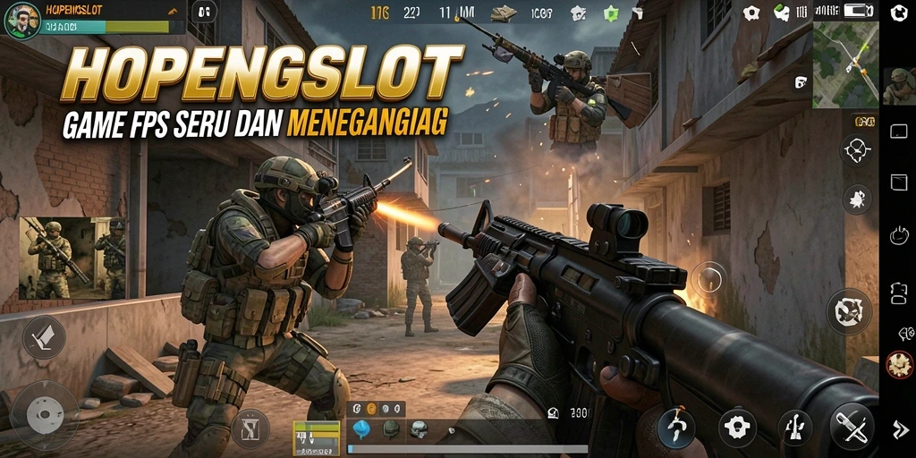 Tangkapan layar menunjukkan aksi gameplay seru di HOPENGSLOT.