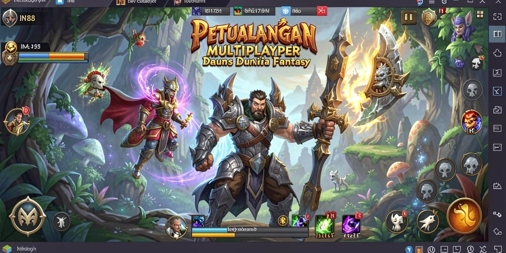 Gameplay seru IN88 dalam dunia MMORPG yang luas.