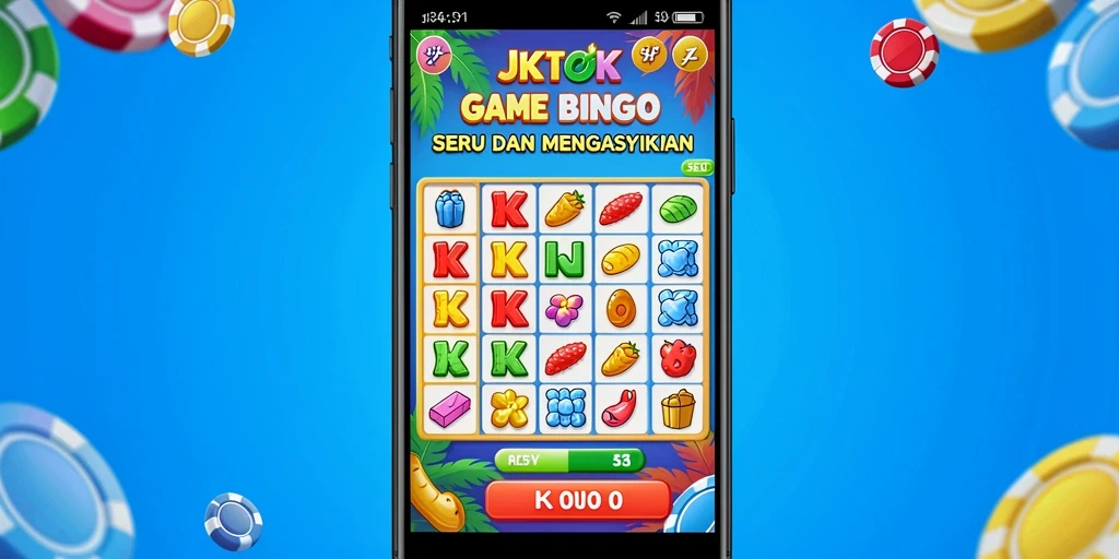 Tampilan gameplay JKTOK yang seru dan mendebarkan saat bermain Bingo.