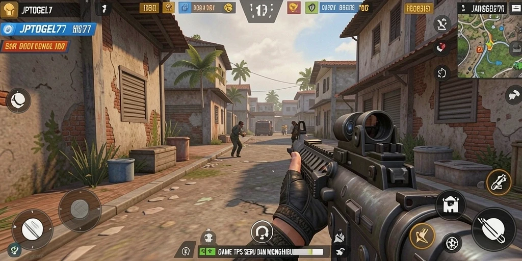 Gameplay seru di JPTOGEL77 dengan aksi tembak-menembak.