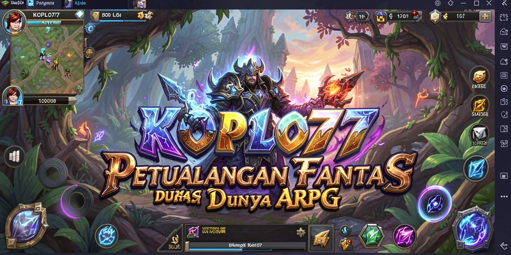 Gameplay mendebarkan dalam petualangan KOPLO77 di dunia ARPG.