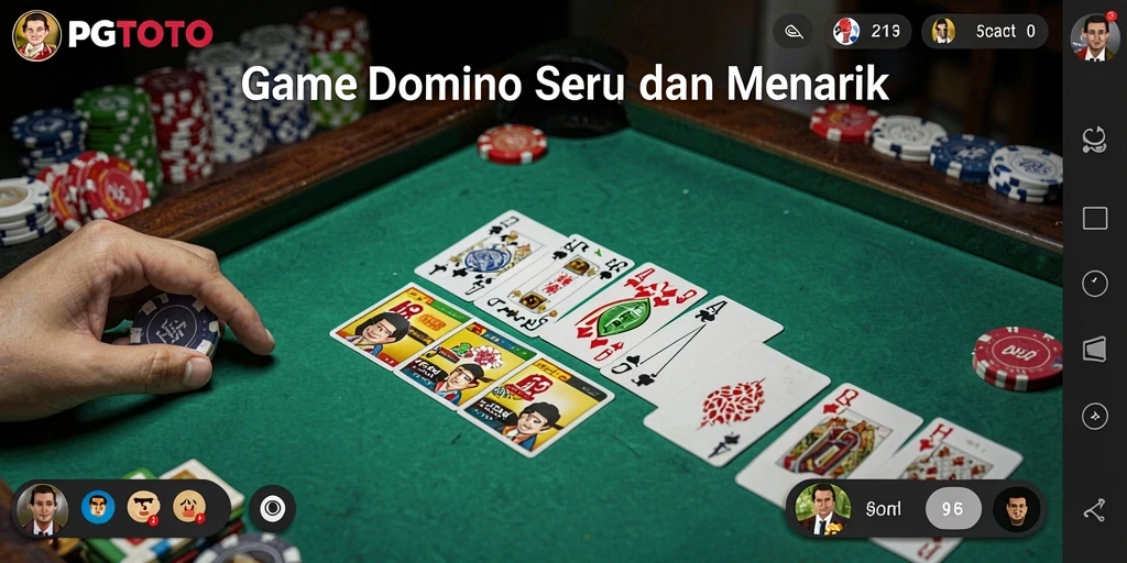 Screenshot gameplay PGTOTO dengan pemain yang sedang berkompetisi.