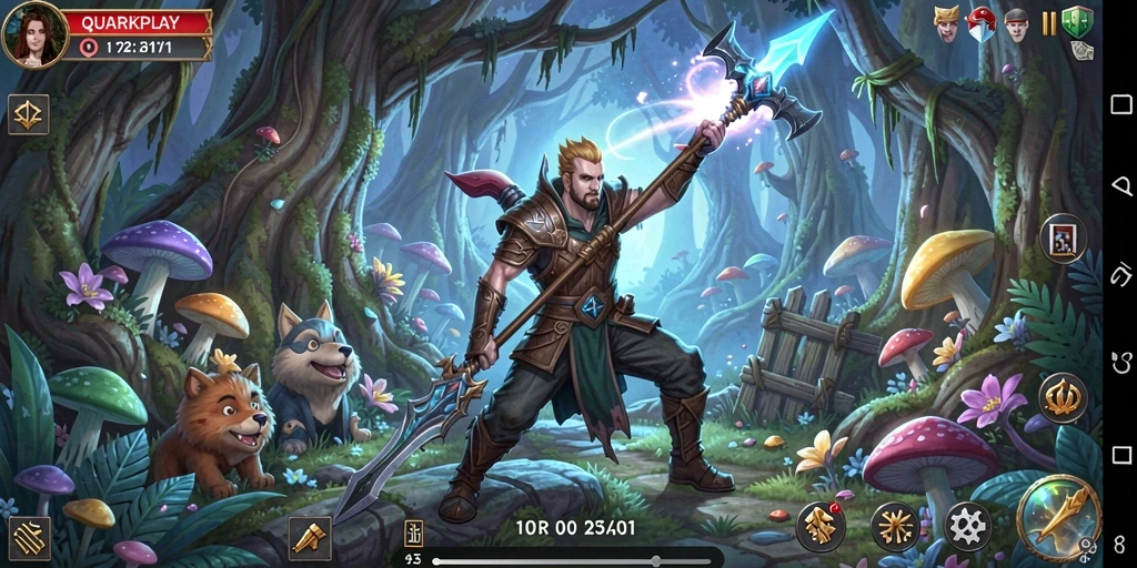 Gameplay QUARKPLAY menampilkan petualangan eksotis yang memikat.