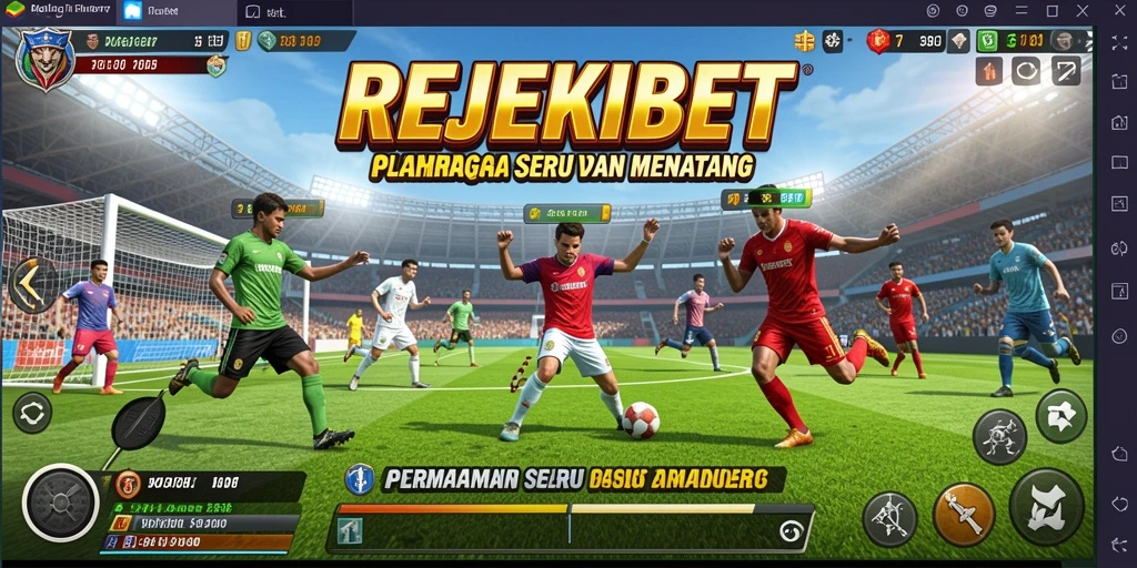 Tampilan gameplay menarik dari REJEKIBET dengan fitur taruhan olahraga.