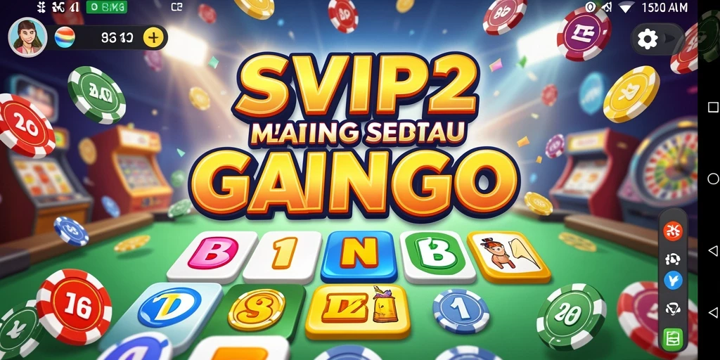 Tampilan gameplay seru dalam SVIP2 dengan suasana Bingo yang meriah.