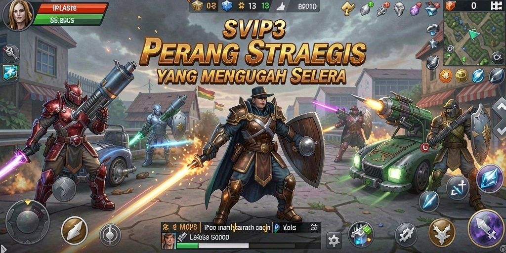 Tampilan gameplay <strong>SVIP3</strong> yang seru dan strategis.