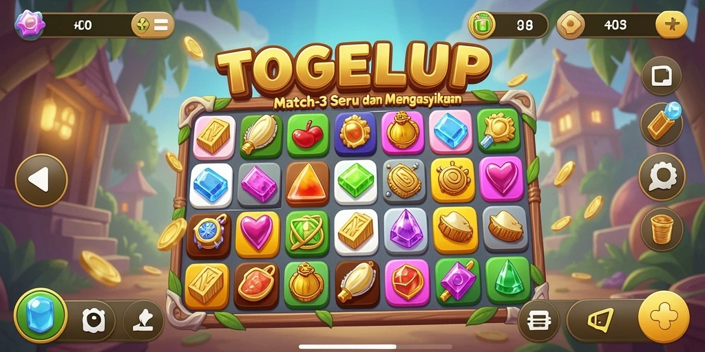 Tampilan gameplay TOGELUP yang memukau dan menantang.