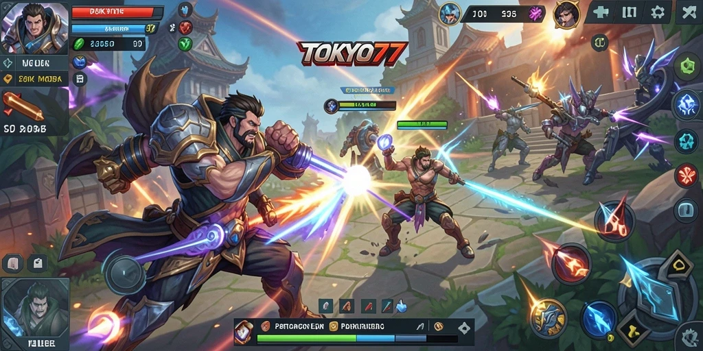Gameplay seru dan menegangkan di TOKYO77.
