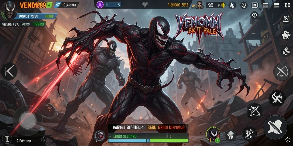 Gameplay mendebarkan dalam pertempuran Battle Royale yang seru.