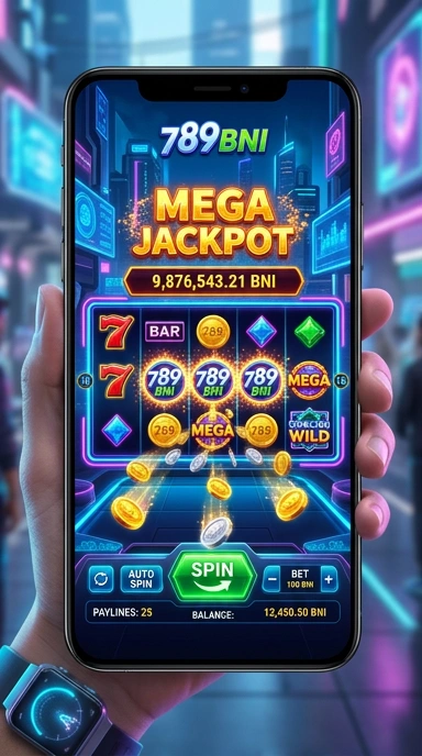 Screenshot antarmuka pengguna aplikasi 789bni yang menarik.